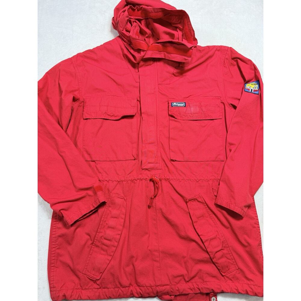 Bergans of Norway VTG Nordmarka Anorak Red Men’s Lg. Women’s Med Hiking Gorpcor